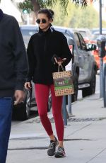 NINA DOBREV Leaves a Gym in West Hollywood 03/06/2020