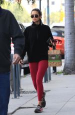 NINA DOBREV Leaves a Gym in West Hollywood 03/06/2020