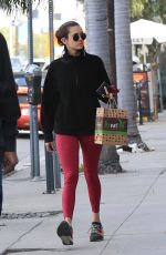NINA DOBREV Leaves a Gym in West Hollywood 03/06/2020