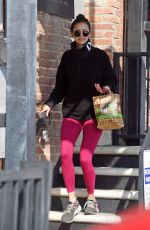 NINA DOBREV Leaves a Gym in West Hollywood 03/06/2020