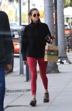 NINA DOBREV Leaves a Gym in West Hollywood 03/06/2020