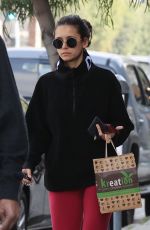 NINA DOBREV Leaves a Gym in West Hollywood 03/06/2020