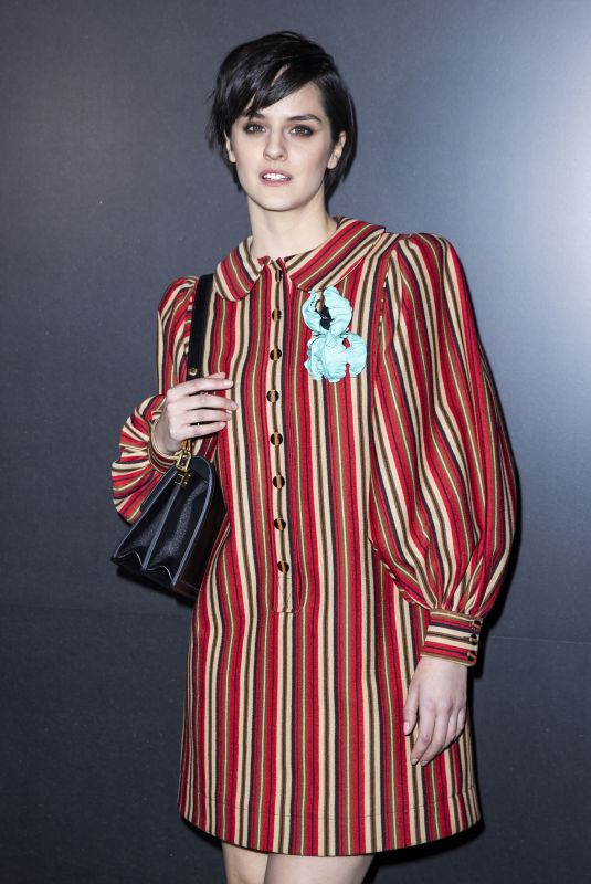 NOEMIE MERLANT at Louis Vuitton Show at Paris Fashion Week 03/03/2020