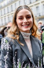 OLIVIA PALERMO Arrives at Giambattista Valli Fashion Show in Paris 03/02/2020