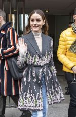 OLIVIA PALERMO Arrives at Giambattista Valli Fashion Show in Paris 03/02/2020