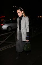 OLIVIA PALERMO Arrives at Hermes Fashion Show at Paris Fashion Week 02/29/2020