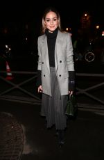 OLIVIA PALERMO Arrives at Hermes Fashion Show at Paris Fashion Week 02/29/2020