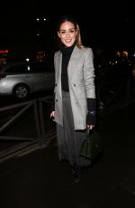 OLIVIA PALERMO Arrives at Hermes Fashion Show at Paris Fashion Week 02/29/2020