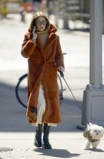 OLIVIA PALERMO Out with Her Dog in New York 03/24/2020