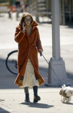 OLIVIA PALERMO Out with Her Dog in New York 03/24/2020