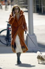 OLIVIA PALERMO Out with Her Dog in New York 03/24/2020