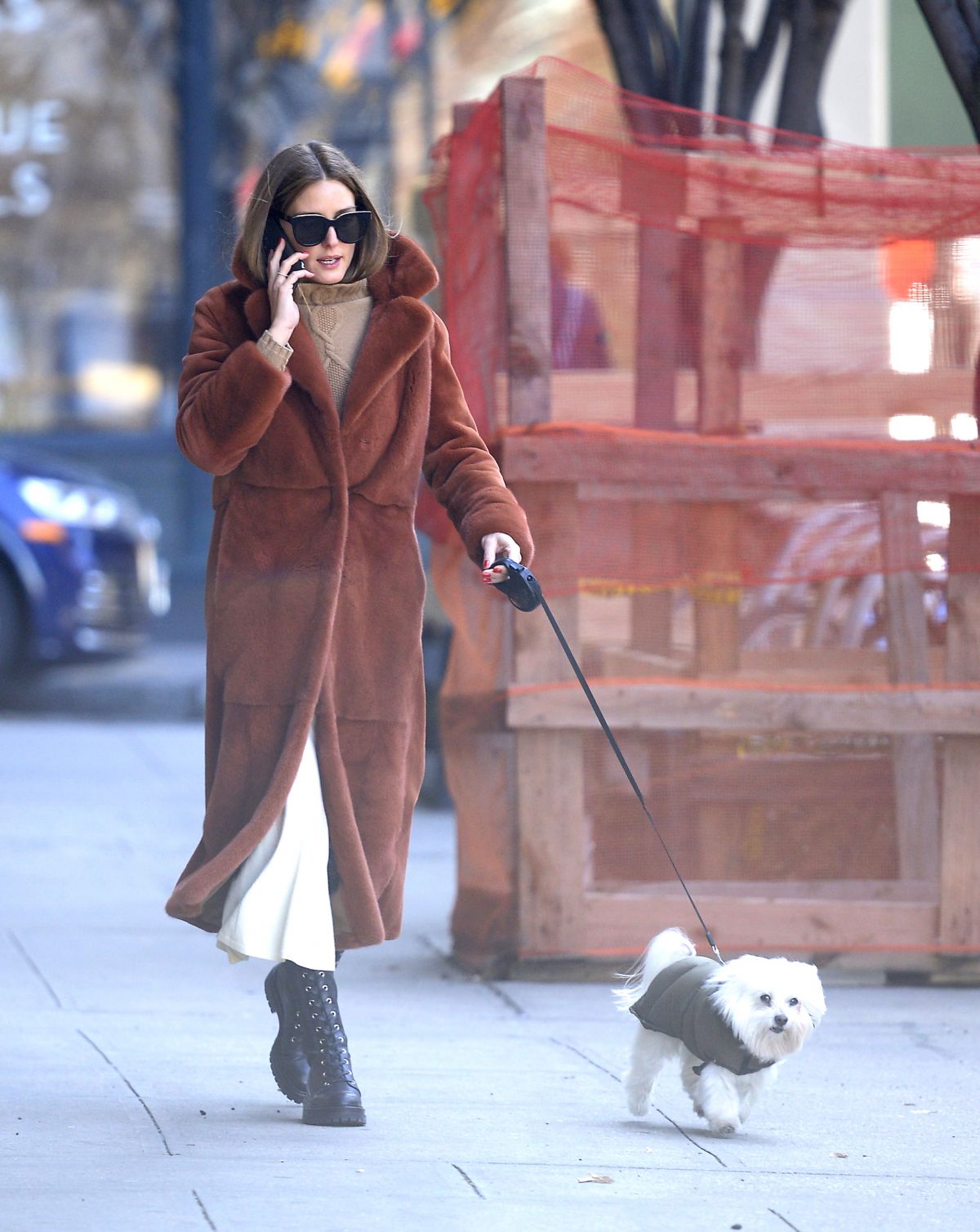 OLIVIA PALERMO Out with Her Dog in New York 03/24/2020 – HawtCelebs