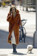 OLIVIA PALERMO Out with Her Dog in New York 03/24/2020