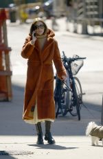 OLIVIA PALERMO Out with Her Dog in New York 03/24/2020