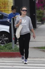 OLIVIA WILDE Out and About in Los Angeles 03/20/2020