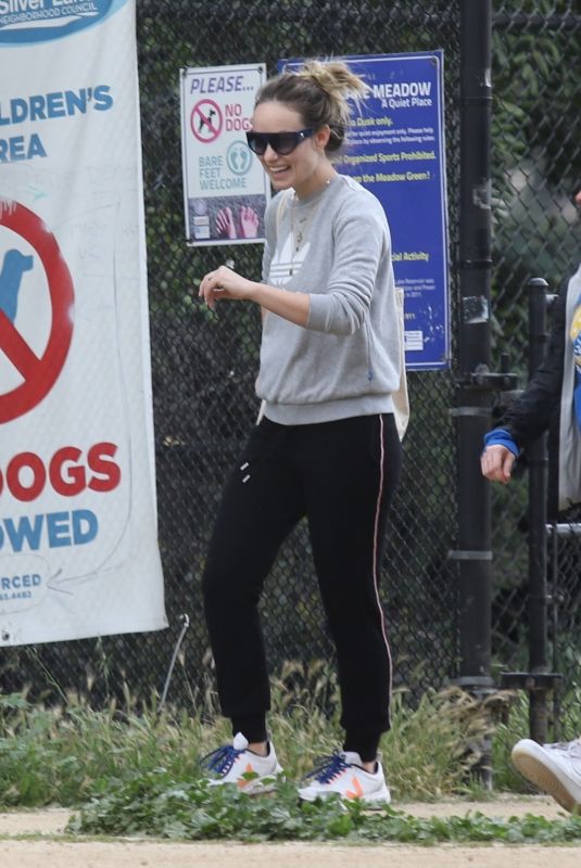 OLIVIA WILDE Out and About in Los Angeles 03/20/2020