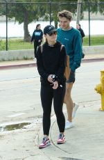 OLIVIA WILDE Out at a Park in Los Angeles 03/26/2020
