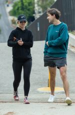 OLIVIA WILDE Out with Her Brother in Silver Lake 03/25/2020