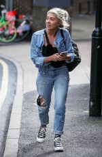 PAIGE TURLEY in Double Denim Out in London 03/12/2020
