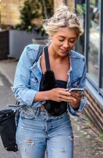 PAIGE TURLEY in Double Denim Out in London 03/12/2020