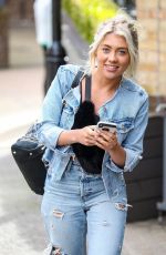 PAIGE TURLEY in Double Denim Out in London 03/12/2020