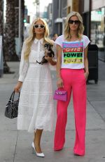 PARIS and NICKY HILTON Out in Beverly Hills 03/05/2020