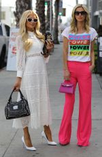 PARIS and NICKY HILTON Out in Beverly Hills 03/05/2020