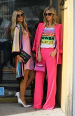 PARIS and NICKY HILTON Out in Beverly Hills 03/05/2020