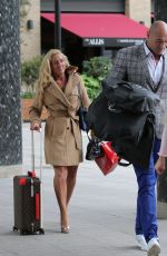 PARIS FURY Leaves ITV Studios in London 04/04/2020