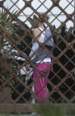 PARIS HILTON Has a Tow Truck Help with One of Her Cars 03/28/2020