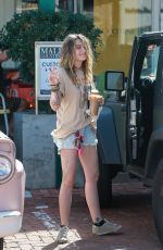 PARIS JACKSON in Denim Shorts Out in Malibu 03/04/2020