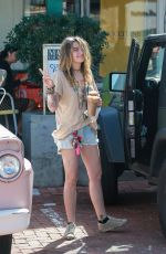 PARIS JACKSON in Denim Shorts Out in Malibu 03/04/2020