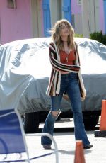 PARIS JACKSON on the Set of a Music Video in Los Angeles 03/07/2020