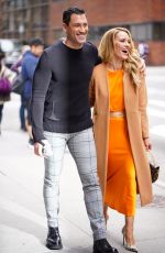 PETA MURGATROYD and Maksim Chmerkovskiy Out in New York 03/10/2020
