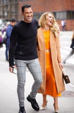 PETA MURGATROYD and Maksim Chmerkovskiy Out in New York 03/10/2020