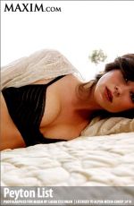 PEYTON LIST for Maxim Magazine, 2010