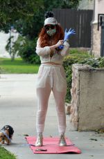 PHOEBE PRICE Out and About in Studio City 03/29/2020
