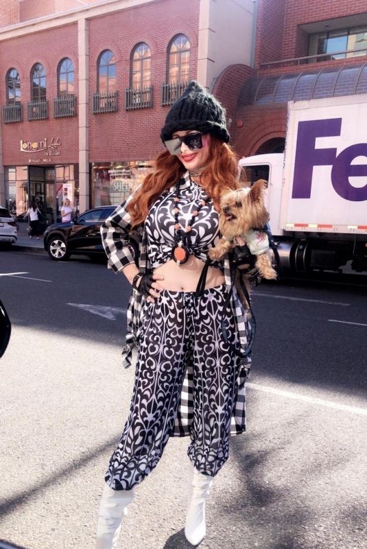 PHOEBE PRICE Out in Beverly Hills 03/03/2020