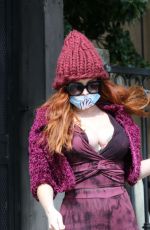 PHOEBE PRICE Wears a Mask Out in Los Angeles 03/24/2020