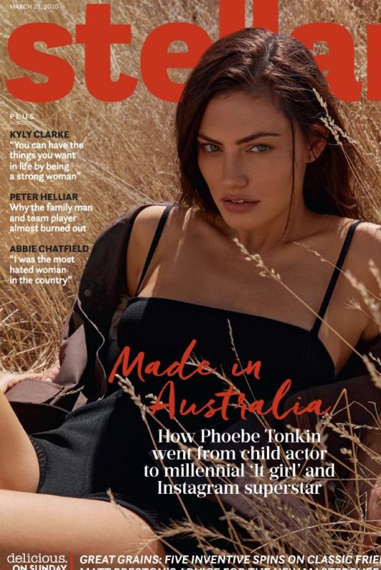 PHOEBE TONKIN in Stellar Magazine, Australia March 2020