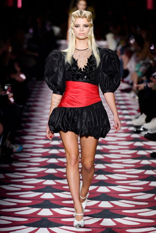 PIXIE GELDOF at Miu Miu Fall/Winter 2020 Runway Show at Paris Fashion Week 03/03/2020