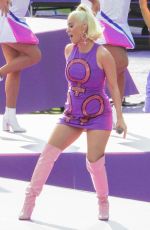 Pregnant KATY PERRY Performs at Women