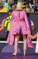 Pregnant KATY PERRY Performs at Women