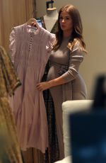Pregnant MILLIE MACKINTOSH Out Shopping in London 03/12/2020