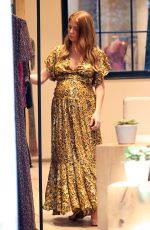 Pregnant MILLIE MACKINTOSH Out Shopping in London 03/12/2020