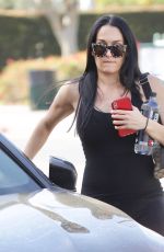 Pregnant NIKKI BELLA at a Nail Salon in Studio City 03/04/2020