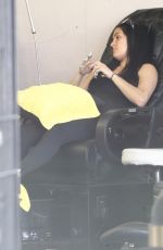 Pregnant NIKKI BELLA at a Nail Salon in Studio City 03/04/2020