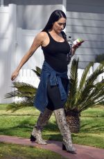 Pregnant NIKKI BELLA Out in Brentwood 02/29/2020