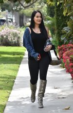 Pregnant NIKKI BELLA Out in Brentwood 02/29/2020
