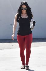 Pregnant NIKKI BELLA Out in Los Angeles 03/04/2020